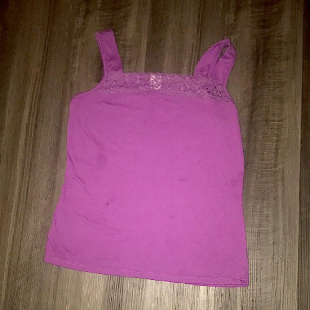 Y2k purple lace tank | Size small |
